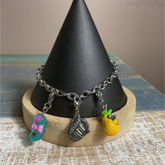 Cepia LLC Silver Charm Bracelet With Tropical Charms & Lobster Clasp - Picture 1 of 4